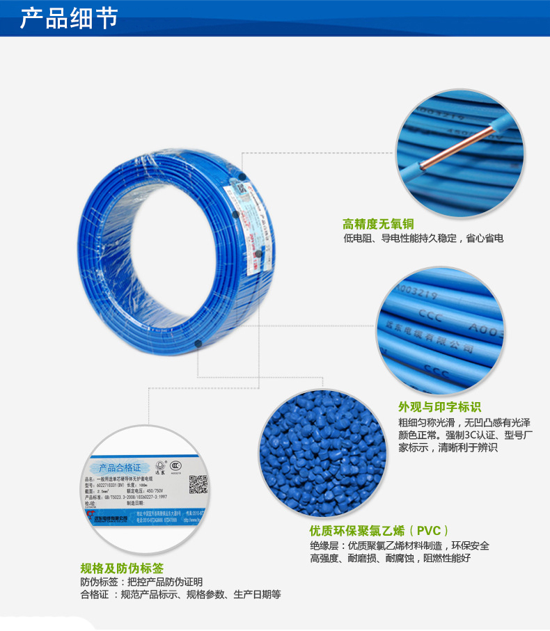 電線細(xì)節(jié)展示