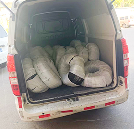 RVV護(hù)套線裝車