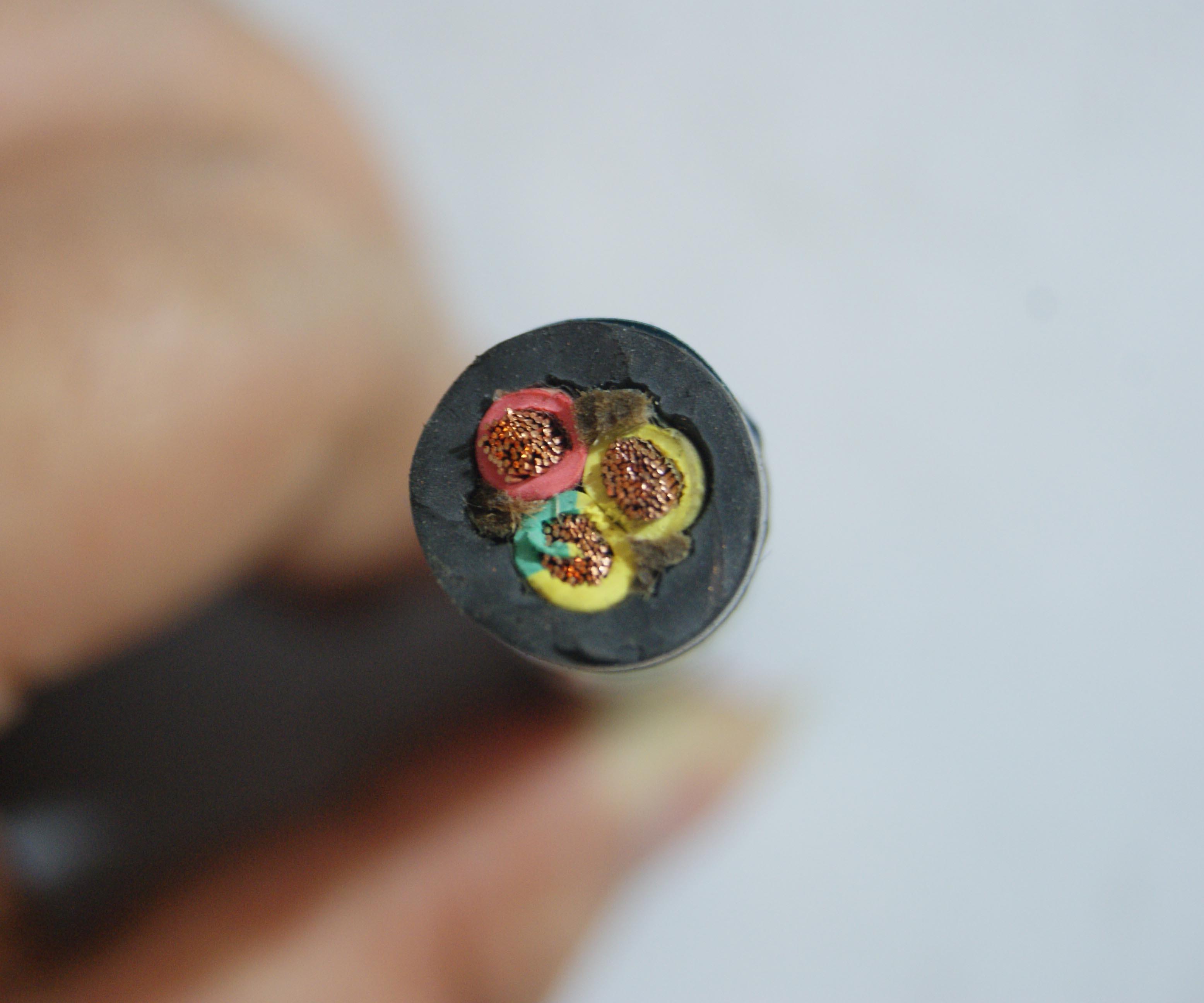 YZ 3×6平方 國標橡膠電纜 橡套電纜