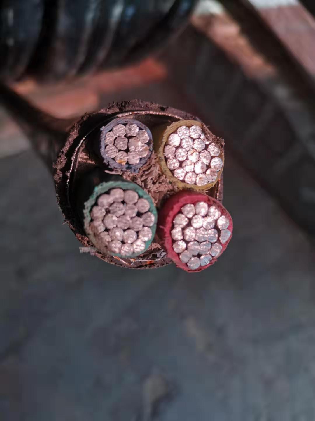 阻燃鎧裝鋁電纜ZR-VLV22 3X95+1X50